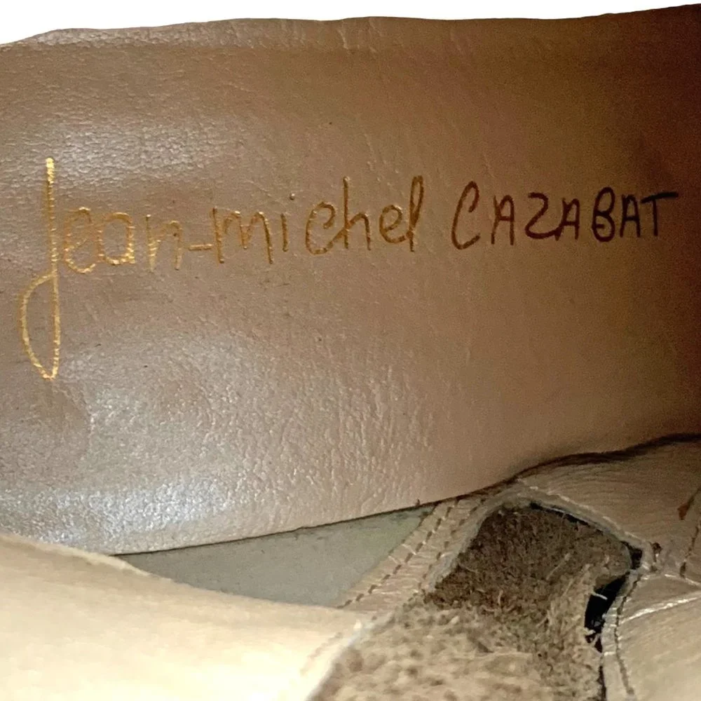 JEAN MICHEL CAZABAT Lois‎ Distressed Leather Chunky Booties